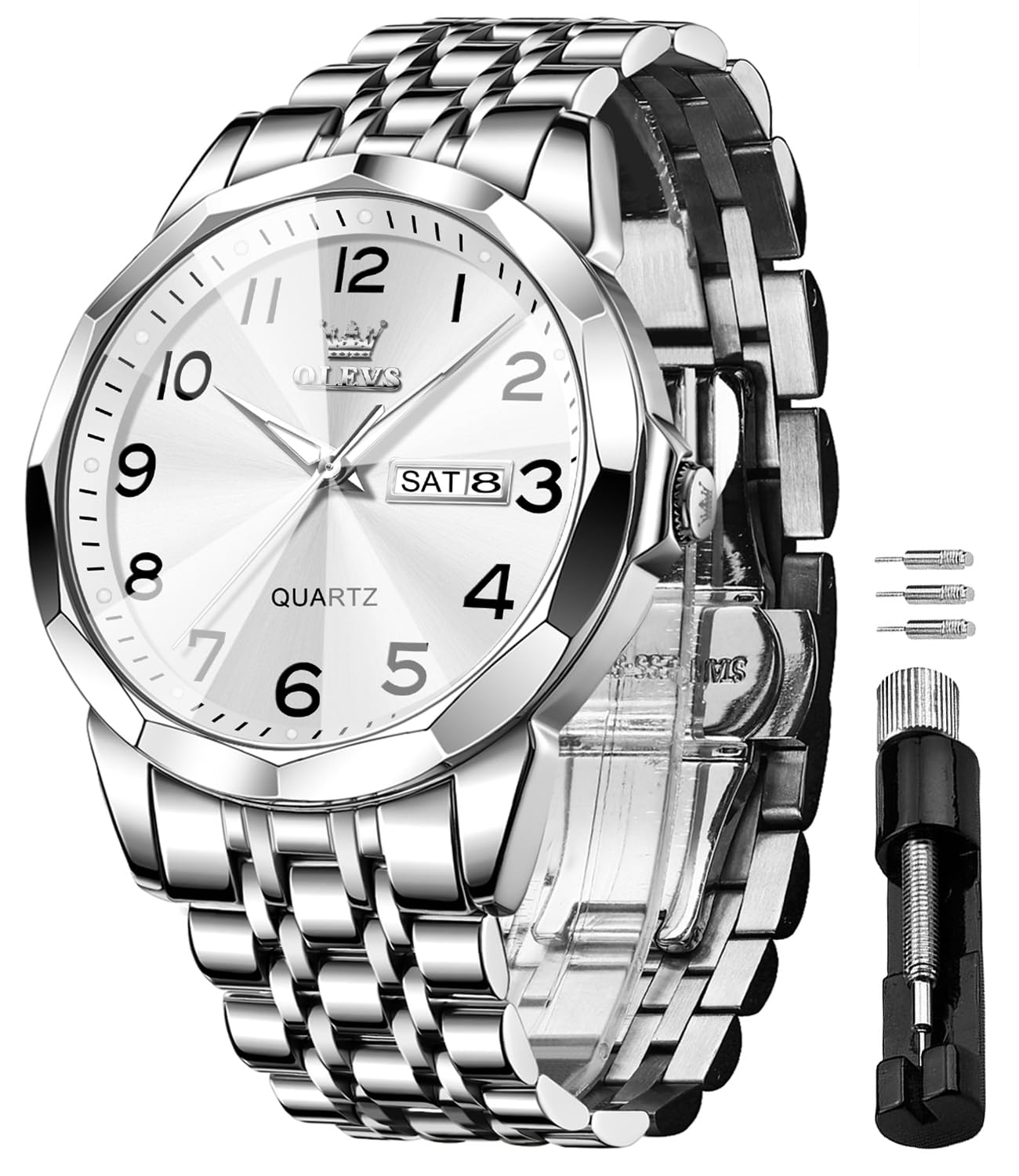 OLEVS Diamond Dial Luxury Dress Watch