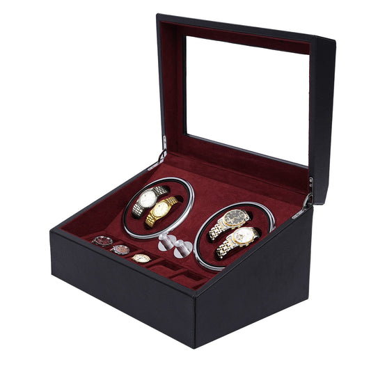 WANLECY 4+6 Automatic Watch Winder Box